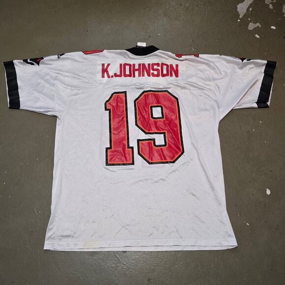 Vintage Adidas NFL Tampa Bay Buccaneers Keyshawn Johnson #19‎ Jersey Size Large - Picture 2 of 6